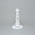 Candleholder Rococo 10,7 x 17,8 cm, White + print + Gold, Royal Dux Bohemia