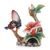 Wonderful Life butterfly and hibiscus figurine h=17cm, Porcelain FRANZ