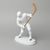 Hokejista 23 cm, biskvit + platina, Porcelánové figurky Duchcov