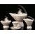 Mocca set for 6 persons Eva, Thun Studio, Luxury Porcelain
