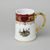 Pitcher 500 ml, hunting - ruby, Royal Czech porcelain