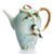 Winter wonderland chickadee design sculptured porcelain teapot 21 cm, FRANZ Porcelain