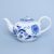 Tea pot with Strainer 0,95 l, Original Blue Onion Pattern, QII