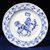 Plate dining 24 cm, Sagittarius, (wall plate too), Original Blue Onion Pattern