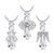 Set of three Angels, Crystal Gifts and Decoration PRECIOSA