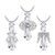 Set of three Angels, Crystal Gifts and Decoration PRECIOSA