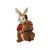 Rabbit figurine Happy Bassist 4.5 / 4 / 8cm, stoneware, Goebel
