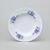 Plate deep 23 cm, Thun 1794 Carlsbad porcelain, BERNADOTTE Forget-me-not-flower