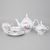 Tea set for 6 pers., Thun 1794 Carlsbad porcelain, BERNADOTTE Meissen Rose