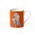 Blenheim Palace - Indian Room, Elephant: Mug orange 280 ml, English Fine Bone China, Roy Kirkham