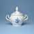 Sugar bowl 220 ml, Thun 1794 Carlsbad porcelain, BERNADOTTE blue rose