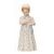 Girl in flowered dress 19 cm, Royal Copenhagen porcelain figurines