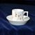 Cup espresso 80 ml plus saucer 110 mm, Meissen porcelain