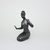 Nude Kneeling, 14 x 11 x 19 cm, Black fond, Porcelain Figures Duchcov