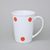 Hrnek Erin 12 cm 420 ml, ČERVENÉ PUNTÍKY, Český porcelán a.s.