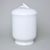 Porcelain Urn Case With Feather 29,5 cm, White, Royal Dux Bohemia
