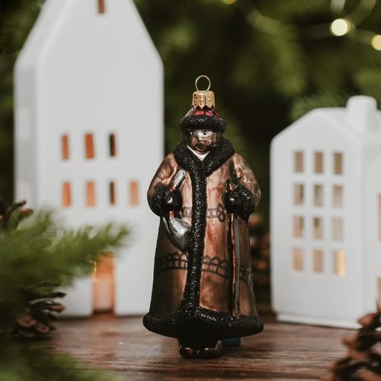 Christmass decoration "Ponocný" 14 cm, Josef Lada, Glassor