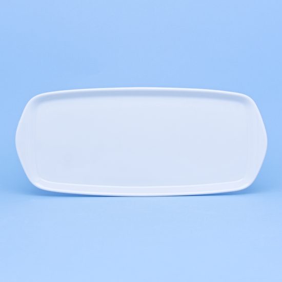 Podnos 35 cm, Angelika bílá, Thun 1794, karlovarský porcelán