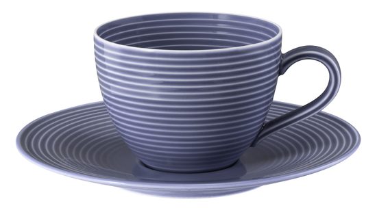 Beat modrá lilac: Šálek 260 ml + podšálek 16,5 cm, porcelán Seltmann
