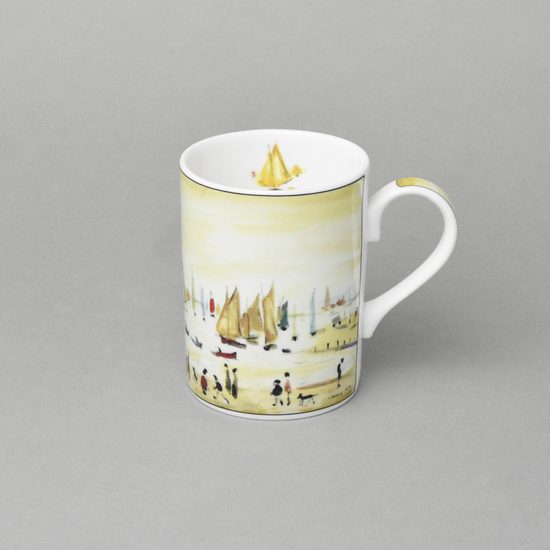 Jachty: Hrnek Lucy 320 ml, anglický kostní porcelán Roy Kirkham