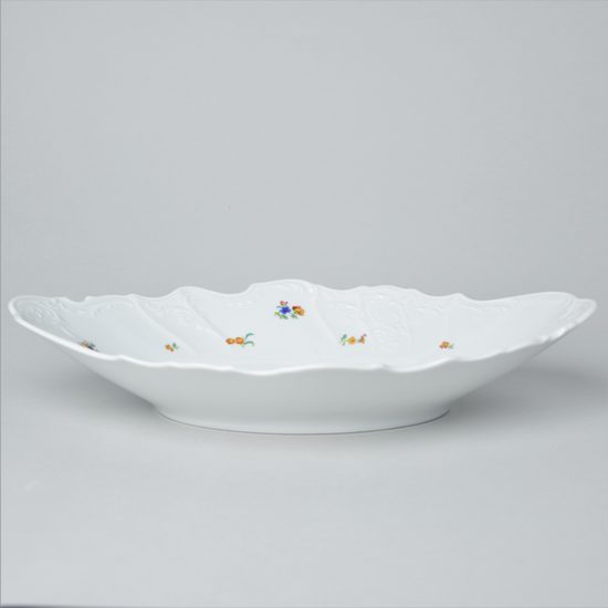 Bread basket 34 cm, Thun 1794, Carlsbad Porcelain, BERNADOTTE hazenka