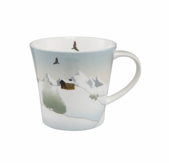 Nordic Christmas: Walk in the Snow - Mug 0,35 l, Goebel porcelain