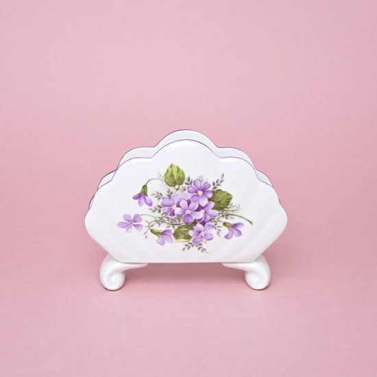 Napkin holder 10 cm, Violet, Cesky porcelan a.s.