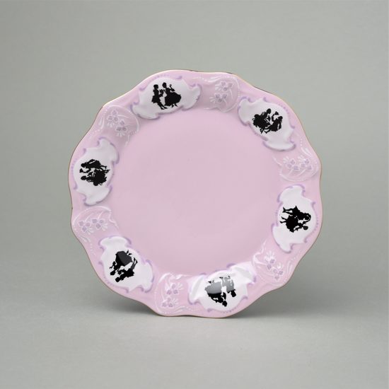 Plate dessert 20 cm, Olga 418, Rose China