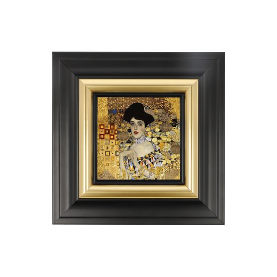 Picture Adele Bloch-Bauer 18,5 / 3 / 18,5 cm, porcelain, G. Klimt, Goebel
