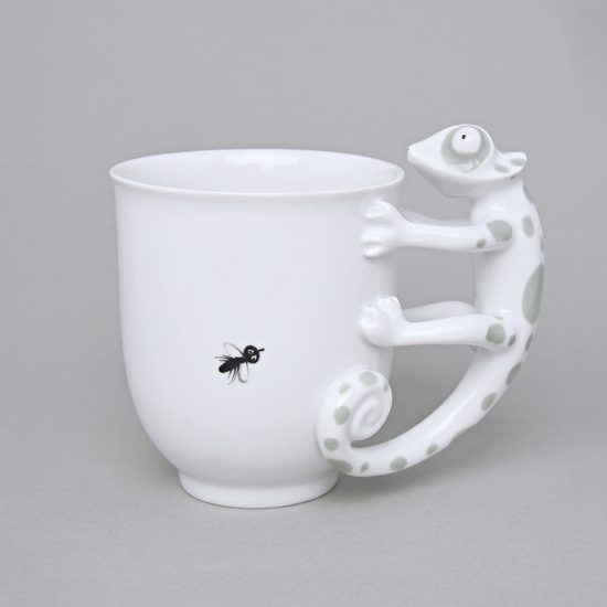 Mug ZOO Chameleon 400 ml, 12 cm, Goldfinger porcelain