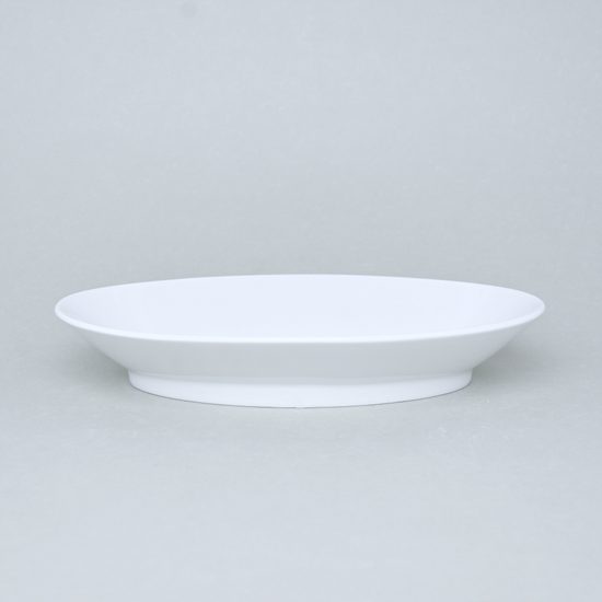 Bohemia White, Dish deep oval spaghetti 28 x 20 cm, Pelcl design , Cesky porcelan a.s.