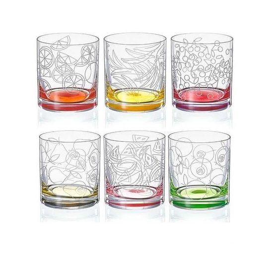 Bohemia Glass 12個セット Bohemia Glass 12個セット Barline 280 ml, whiskey / cognac glass, 6