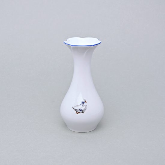 Váza - kytka 16,5 cm, Český porcelán a.s., husy