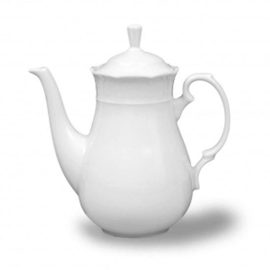 Konev kávová 1,2 l, Thun 1794, karlovarský porcelán, NATÁLIE bílá