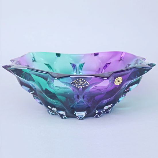 Crystal bowl SAMBA Dark Gradient 30,5 cm, Bohemia Treasury