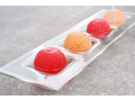 Advent Glass candlestick rectangular, clear, 45x13 cm, BDK - Glass