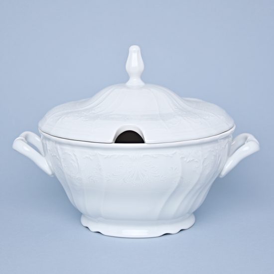 FROST NO LINE: Soup tureen 2,5 l, Thun 1794 Carlsbad porcelain, BERNADOTTE