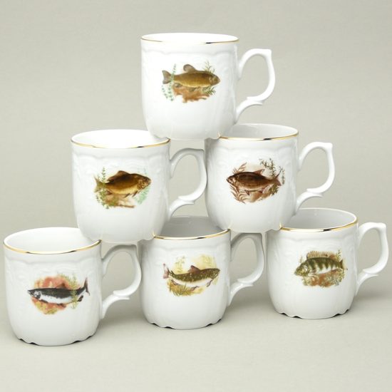 Hrnek dětský 250 ml, Thun 1794, karlovarský porcelán, BERNADOTTE rybářská