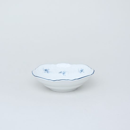 Bowl 13 cm, Thun 1794 Carlsbad porcelain, BERNADOTTE blue flower