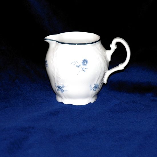 Creamer 0,18 l, Thun 1794 Carlsbad porcelain, BERNADOTTE blue flower