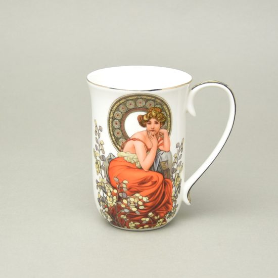 Hrnek latte 400 ml, Topaz, A. Mucha, Home Elements