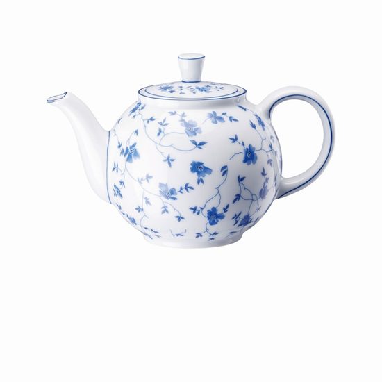 Teapot 500 ml, FORM Sugar 1382 Blaublüten, Arzberg porcelain