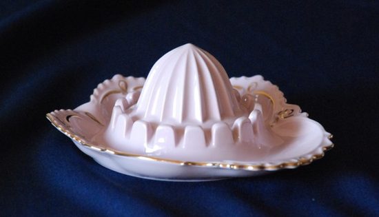 Lis na citrón 15,6 cm, Lenka 527, Růžový porcelán z Chodova