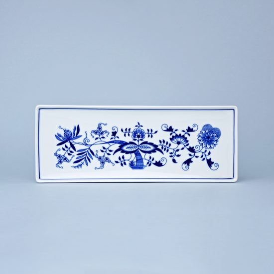 Fish bowl flat 27,5 x 10,4 cm, Original Blue Onion Pattern
