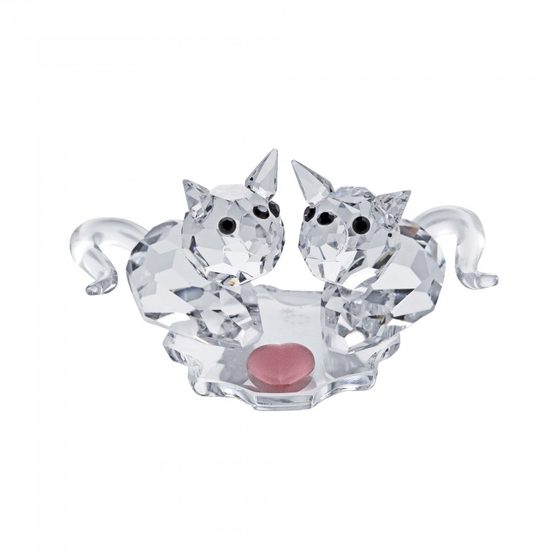 Sweet Twosome - Cats 22 x 42 mm, Crystal Gifts and Decoration PRECIOSA