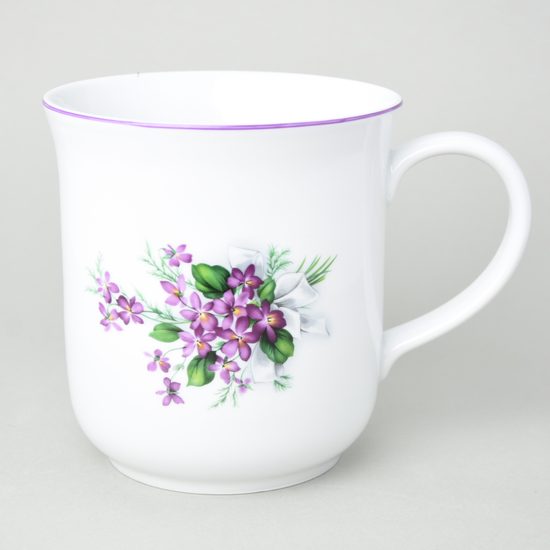 Mug Golem 1,5 l, Violet with ribbon, Český porcelán a.s.