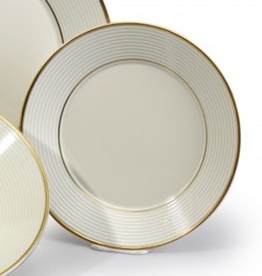 Lea ivory gold: Plate dessert 19 cm, Thun karlovarský porcelán