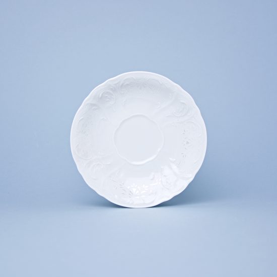 Mráz bez linky: Podšálek 16 cm, Thun 1794, karlovarský porcelán, BERNADOTTE
