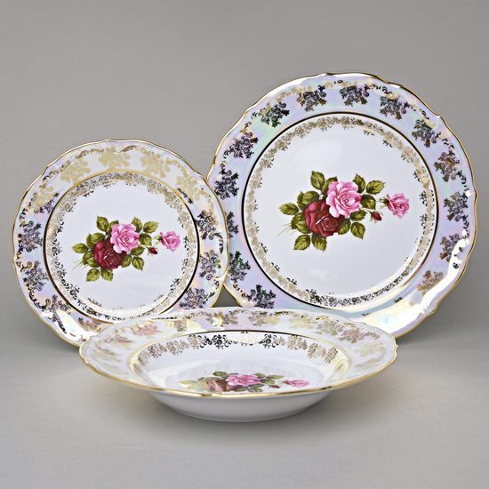 Plate set for 6 pers., Cecily, Frederyka porcelain