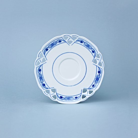 Podšálek na čaj ozdobný 15,3 cm, Cibulák, originální z Dubí